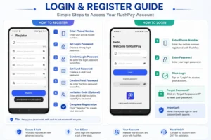 Rushpay login register guide
